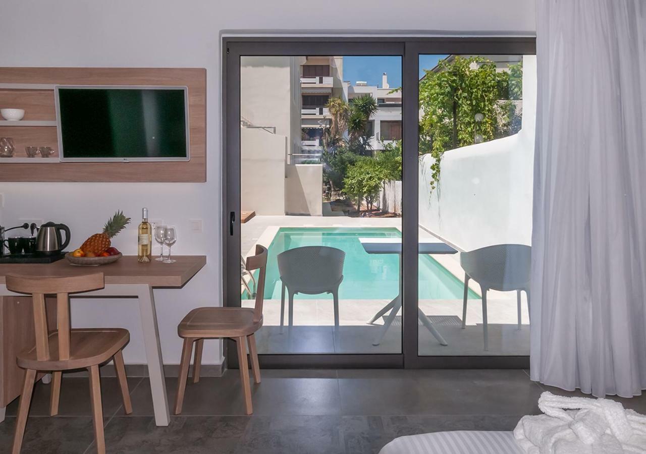 Epavli Boutique Hotel Chrissi Akti Chania Exterior foto