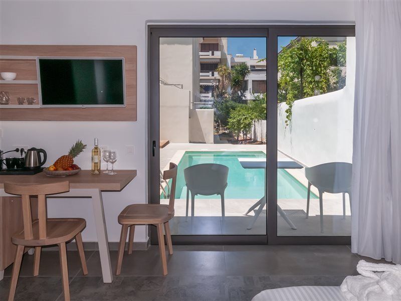 Epavli Boutique Hotel Chrissi Akti Chania Exterior foto